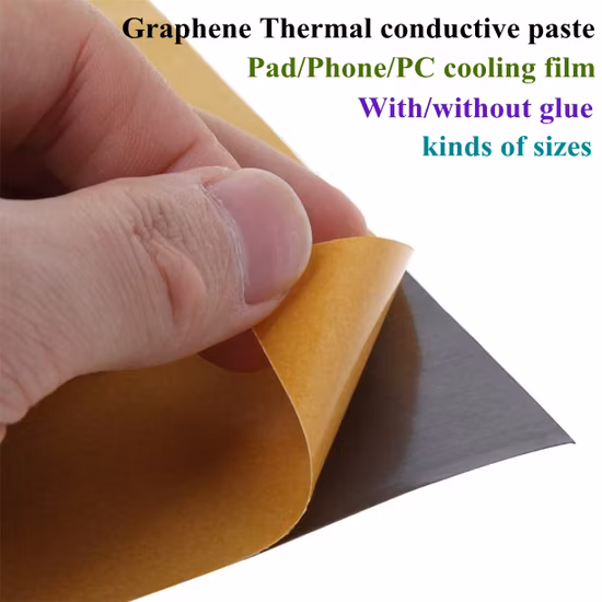 High Pure Graphite Thermal Pad Film/Graphite Thermal Foil/Graphene Thermal Conductive Paste for Electronics